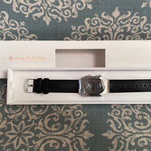Philip Stein Swiss Signature Watch, Large - Model 200-SDG-CB - NWT
